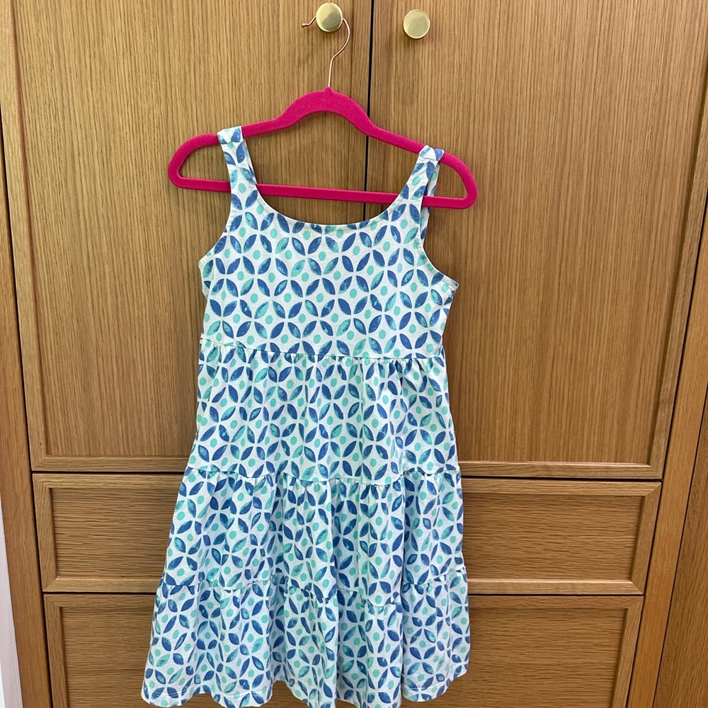Duffield Lane Casual Blue and White Dress